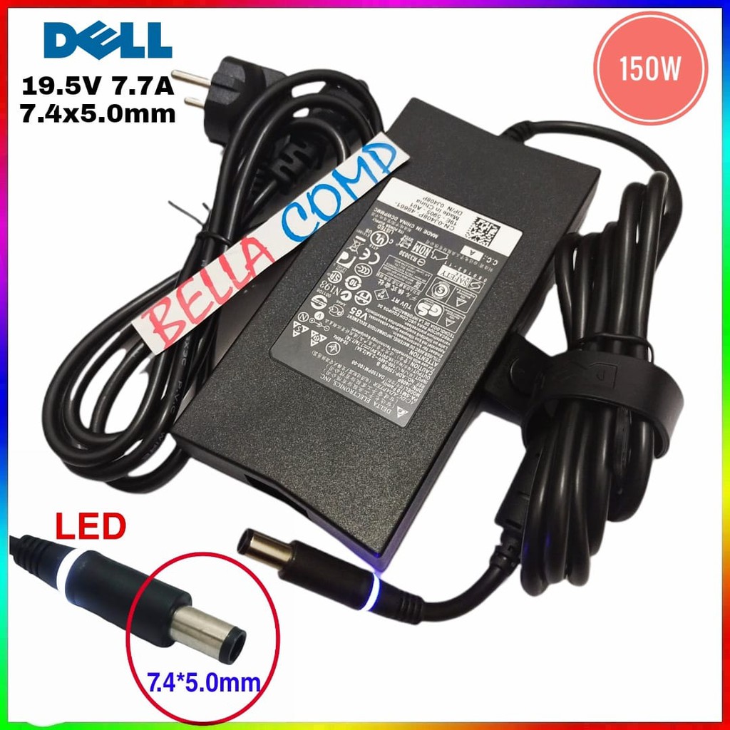 AC Adaptor Charger Casan For Dell Alienware M14, M14x, M14x R2, M15x, M17x, M17x R3, M17x R4 19.5V 7.7A 150