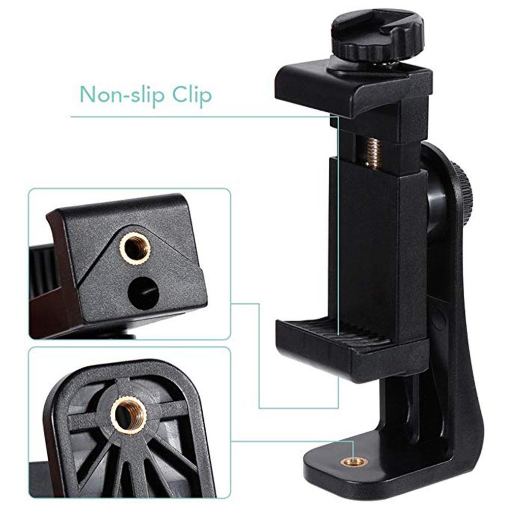 Rebuy Phone Bracket Clip 360 Rotation Mount Adapter Aksesoris Telepon Vertical Clipper Holder Selfie Klip Braket Tripod