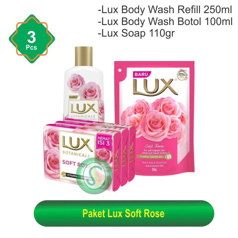 Paket Lux Soft Rose Series (3pcs)