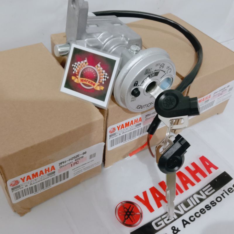 Kunci kontak key set Mio M3 Mio Z Mio S 2PH-H252E Asli ORI-1