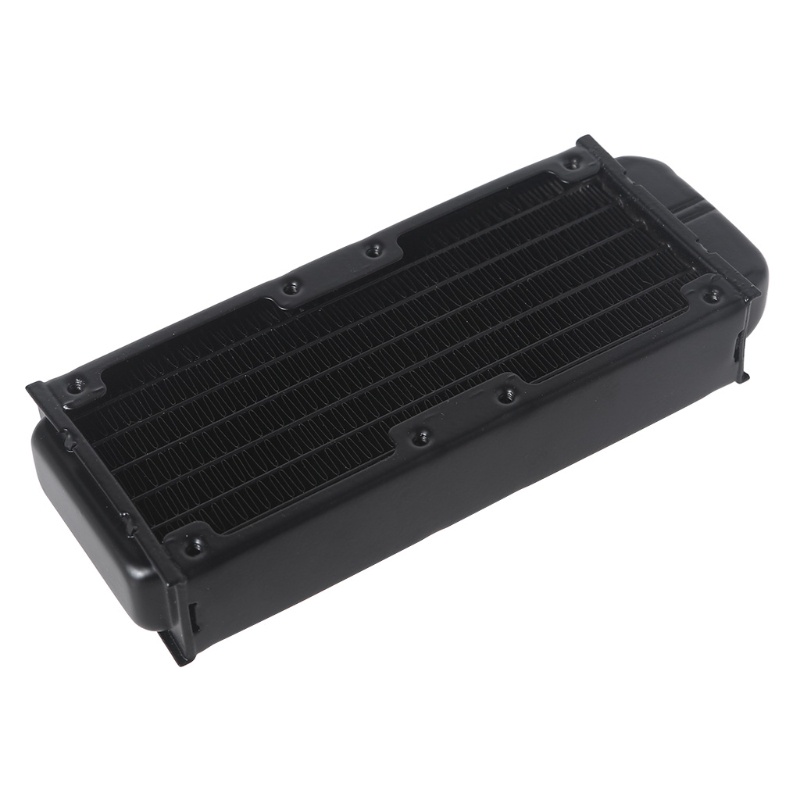 Gro 60x120mm Computer Water Cooling Radiator G1 / 4 Female Thread Heat Dissipation for Computer PC CPU Water Cool System