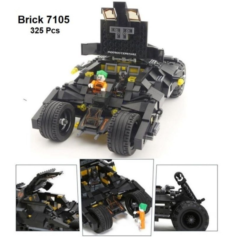 Batmobile bricks batman Tumble Super Hero 325 pcs