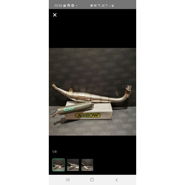 Knalpot Arrow Full system Yamaha 125z Original Italy