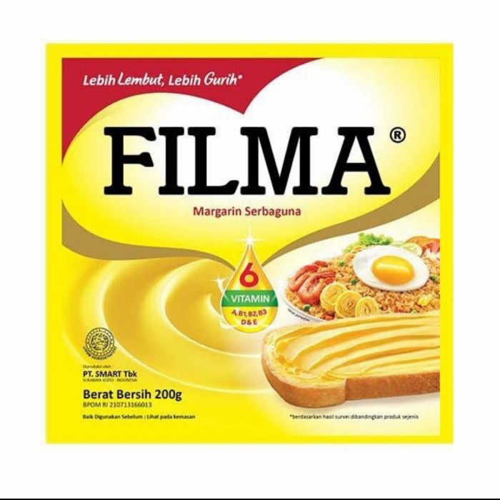 

margarin serbaguna filma 200gram