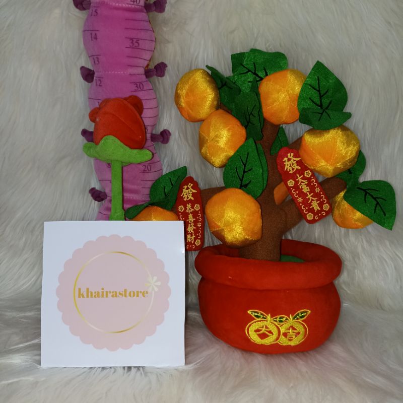 Boneka Pohon jeruk Imlek