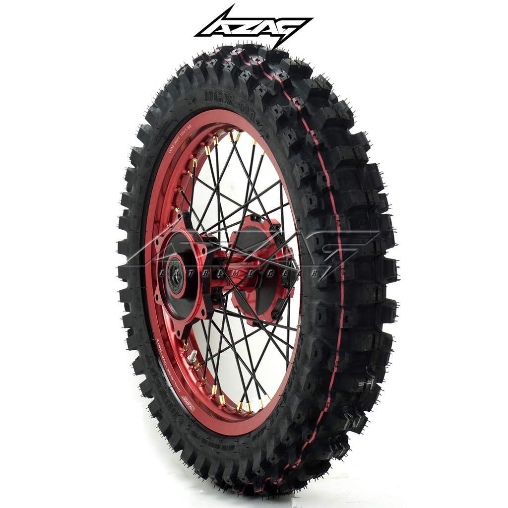 ban set motor honda crf ring 16 19 trail cross scarlet dunlop dgx