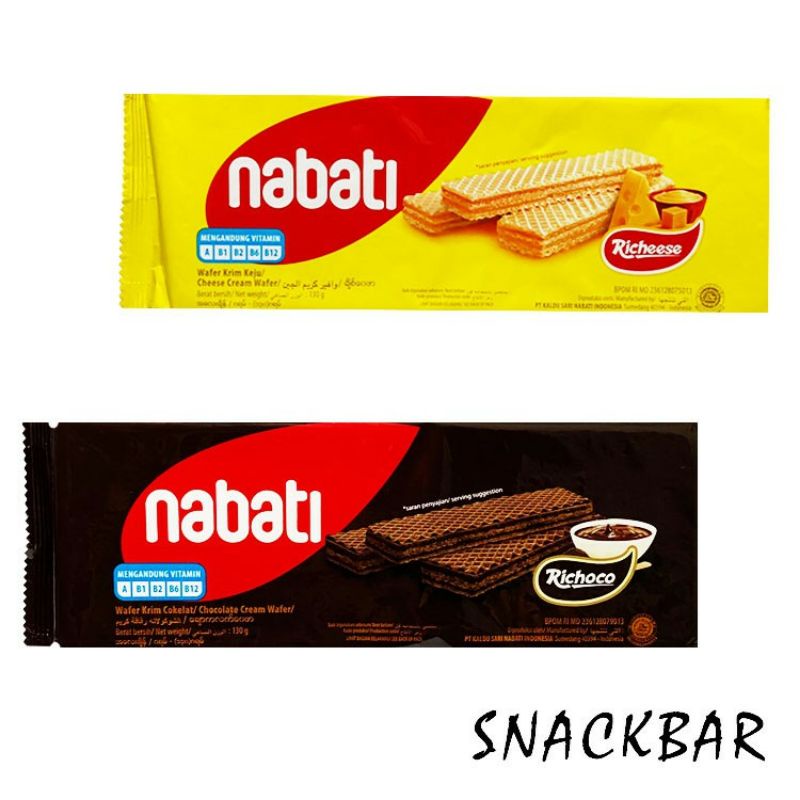 Nabati - Richeese Nabati Coklat/Keju - 130 Gram