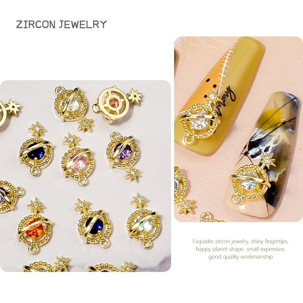 Agustina Nail Art Rhinestones Multi-Warna Berkilau Mengkilap Gaya Jepang Manikur Aksesoris DIY Ornamen