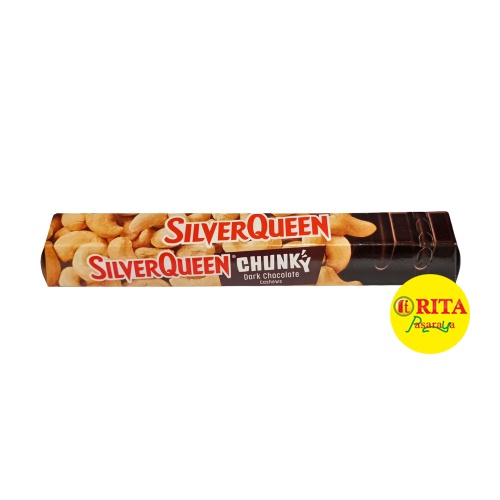 

SilverQueen Chunky Bar Dark Choco Cashews 95gr