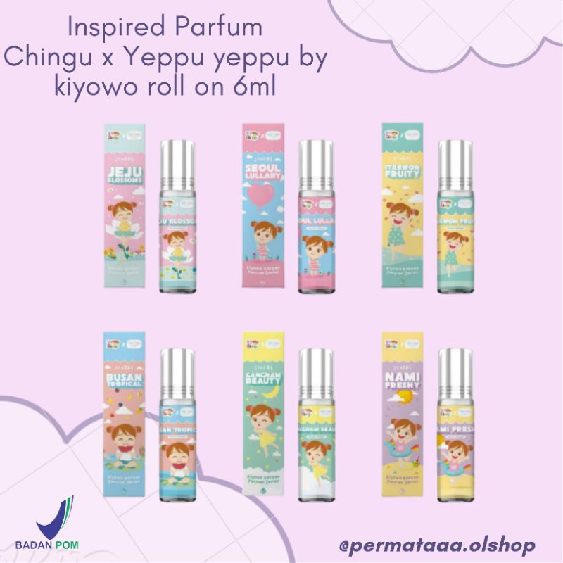 [DIST. RESMI] Parfum Chingu x Yeppu yeppu Roll on 6ml BPOM