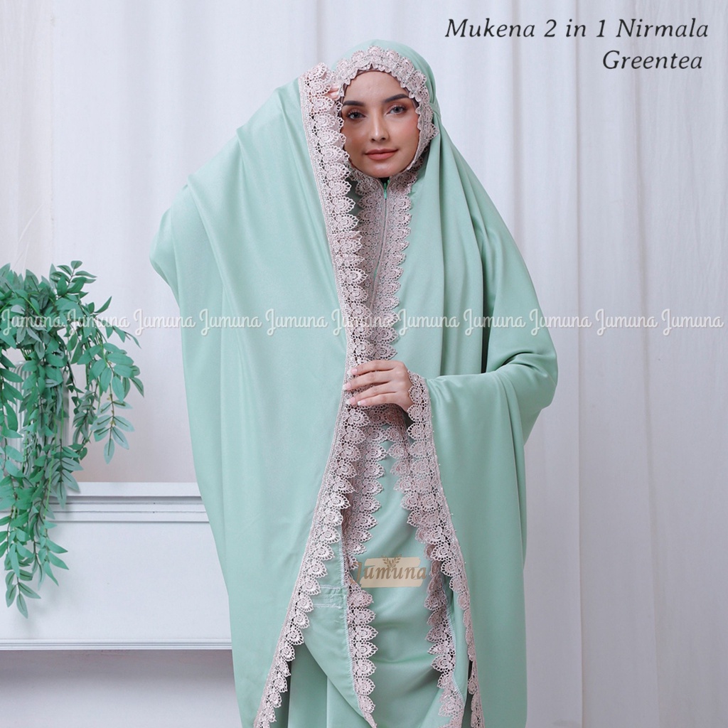 Jumuna - Mukena Dewasa 2in1 Nirmala Silk Premium