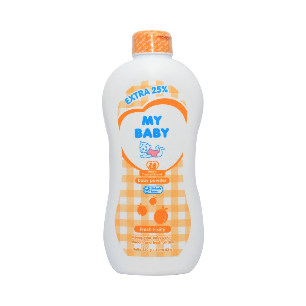 My Baby Powder Fresh Fruity 250gr - Bedak Bayi