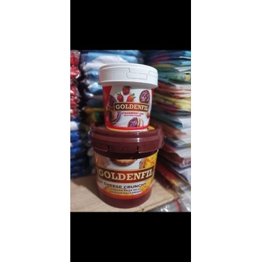 

goldenfil cheese chrunchy free selai / jam strawberry