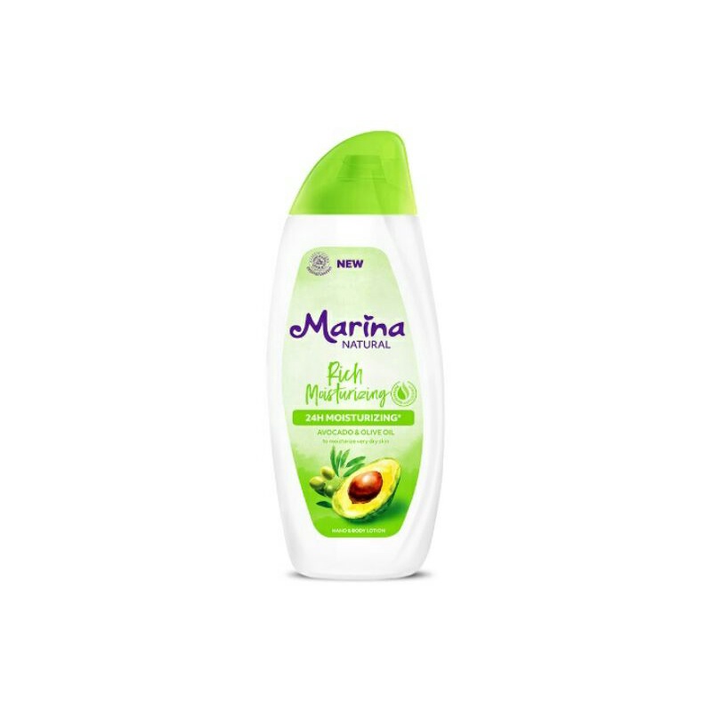 Marina Hand Body Lotion RichMoisturizing Avocado &amp;Olive Oil 190MI