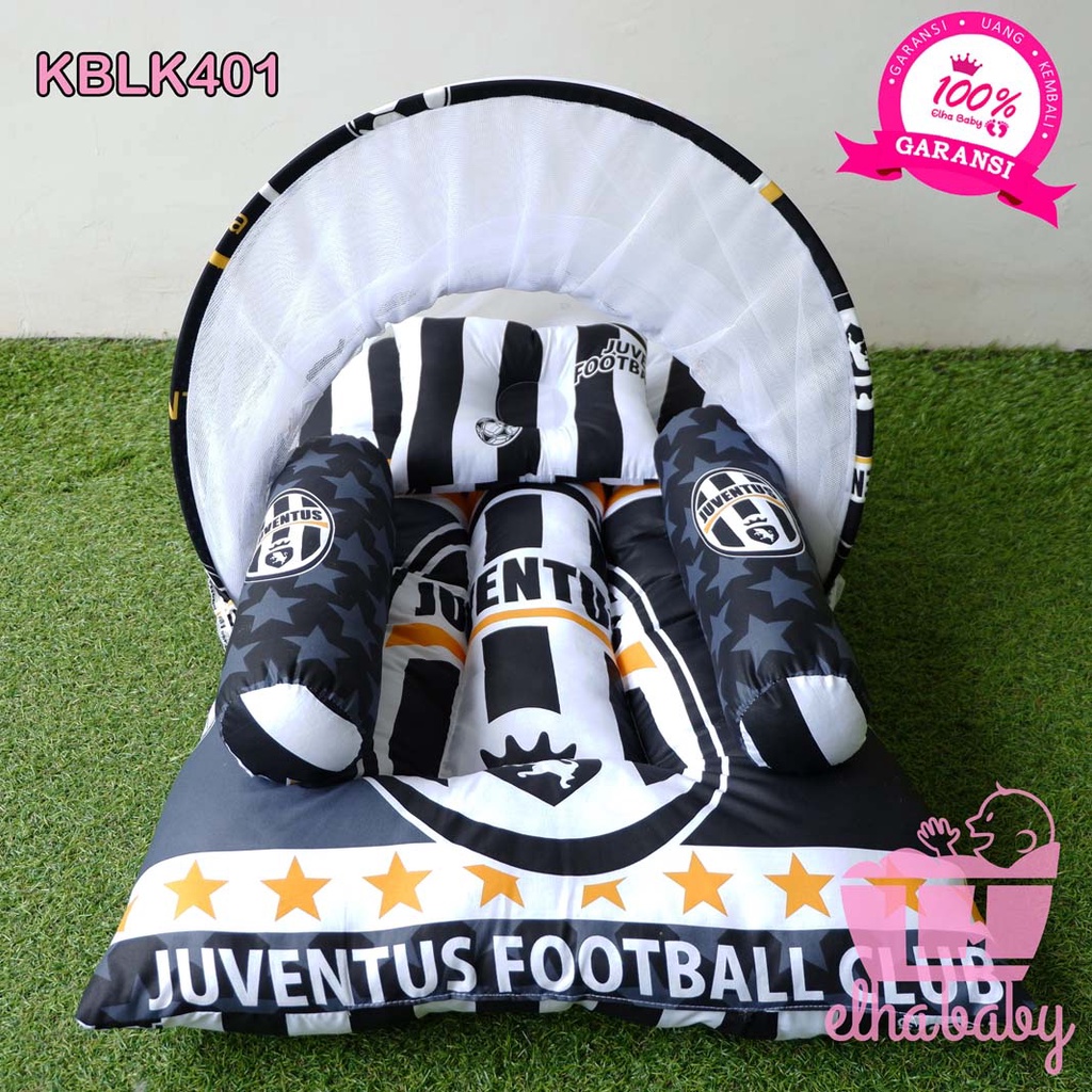 Kasur Bayi Kelambu eLHa Terlaris | Perlengkapan Tempat Tidur Bayi Baru Lahir Babyshop Kado Baby Gift-KBLK401