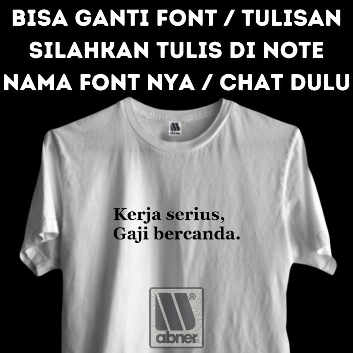 

ABNERSTORE - Tambahan Sablon Custom