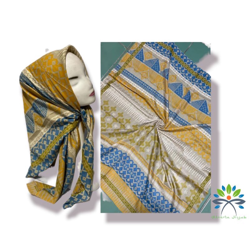 Segiempat voal motif// Voal motif lasercut