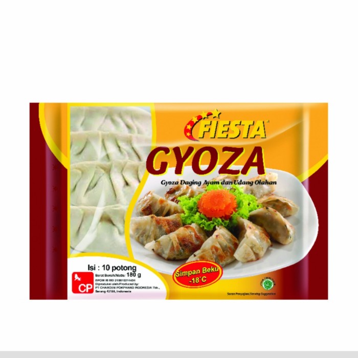 

Fiesta Gyoza Ayam & Udang Frozen - 180 Gram