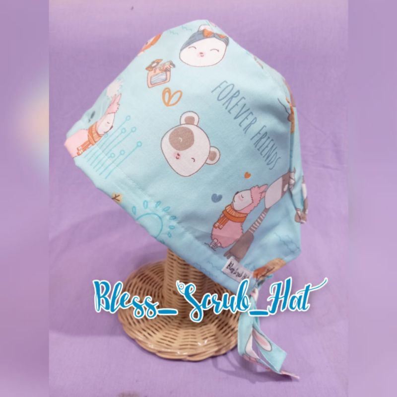 Topi Bedah / Nurse Cap/ Sugical cap/ Topi Motif/