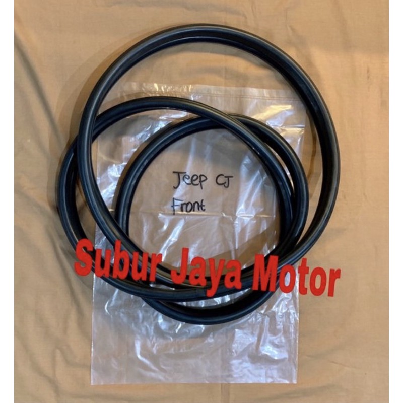 Karet Kaca Depan Mobil - Jeep CJ7 / CJ8