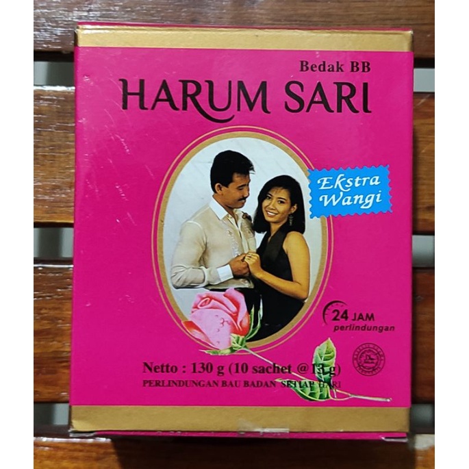 Bedak BB Harum Sari Isi 10 Sachet / Bedak Bau Badan / Ekstra Wangi / Mengurangi Keringat Berlebih