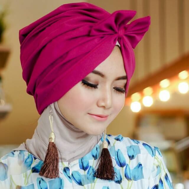 Turban instan/ turban/ turban pita/ turban bow