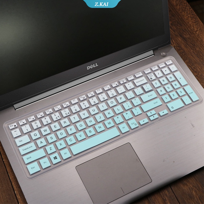 1pc Skin Silikon Pelindung Keyboard Komputer Dell G5 Inspiron 15 G3 G7 7000 5000 15.6 &quot;Transparan Anti Air (ZK)