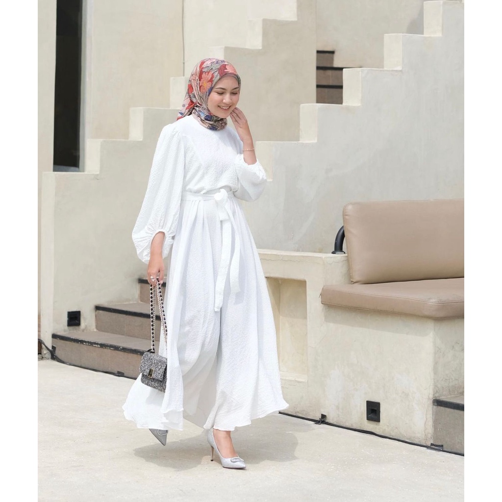 (MGA) GAMIS AZKAYLA MAXI DRESS BUSUI AIRFLOW CRINCLE