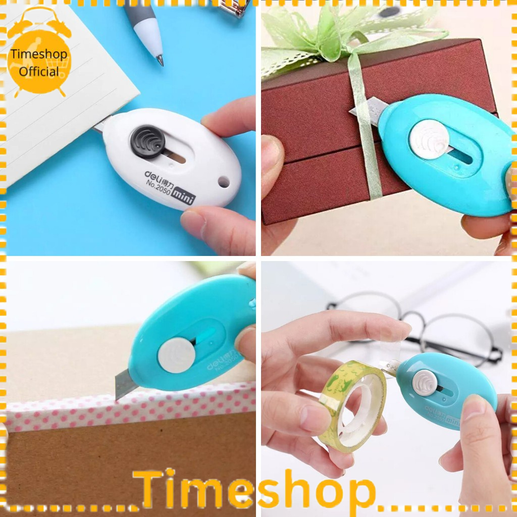 

TS Pisau Pemotong Kertas MINI Portable / Cutter Mini Untuk Alat Tulis Kantor