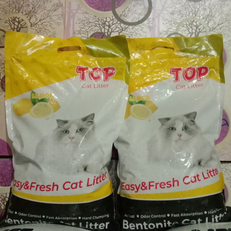 PASIR KUCING TOP 5LITER/WANGI GUMPAL DAN SEGAR