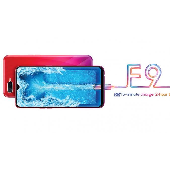 OPPO F9 4G Smartphone 4Gb / 64Gb Free Case & ScreenGuard Garansi Resmi