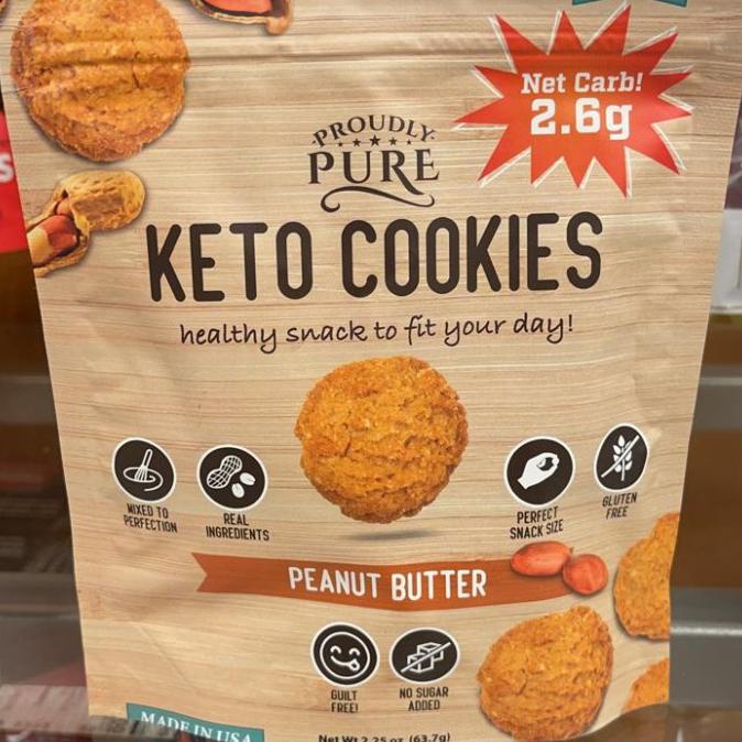 

KETO COOKIES PEANUT BUTTER 63,7G XCD521XS