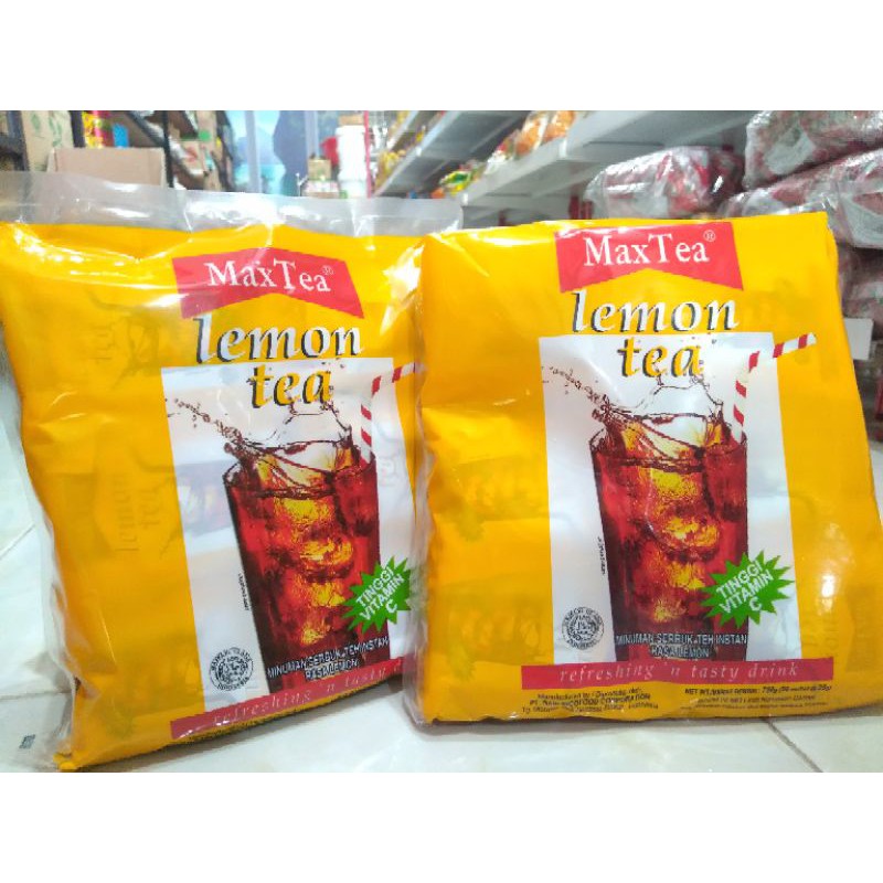 

Max Tea Lemon Tea enak, murah packing ori 750gr (30sct)