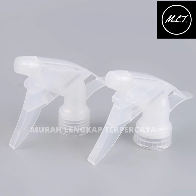 TUTUP BIG TRIGGER SPRAY NECK 28 KISPRAY BIG TRIGGER HITAM NECK 28 / KEPALA SPRAY BIG TRIGGER NECK 28 HITAM PUTIH DAN NATURAL