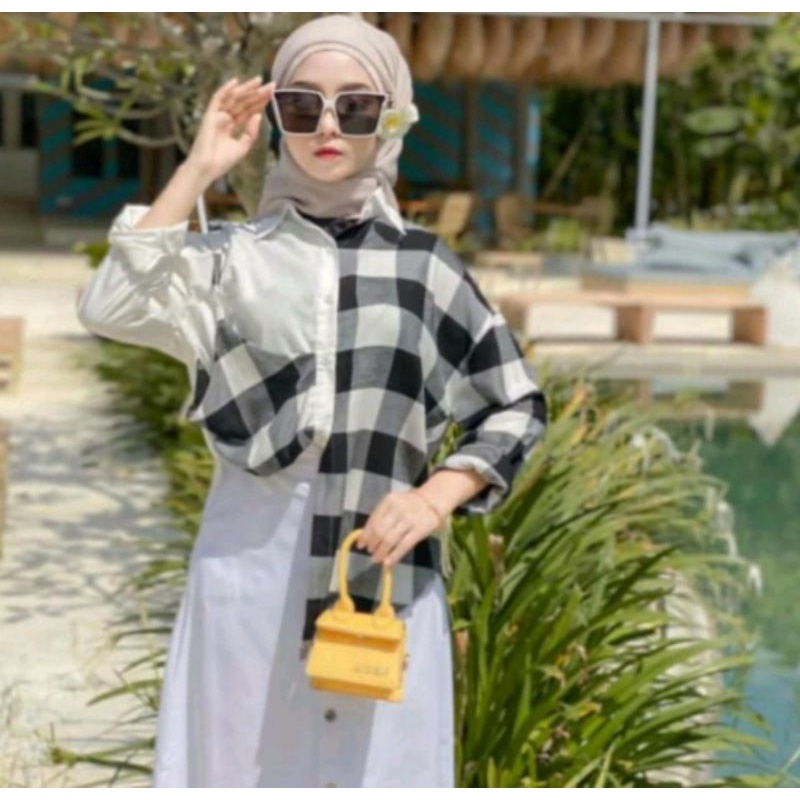Uki Blouse Atasan Top Muslim Korean Style Wanita Muslim Fashion