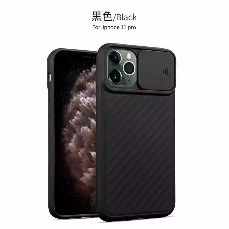 [CASING IMPOR] iPhone 12 Pro / 12 Pro Max Tutup Pelindung Kamera Geser Soft Case by WEIKA COD