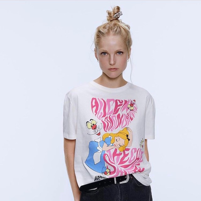 Kaos disney zara with tag zara import premium bangkok