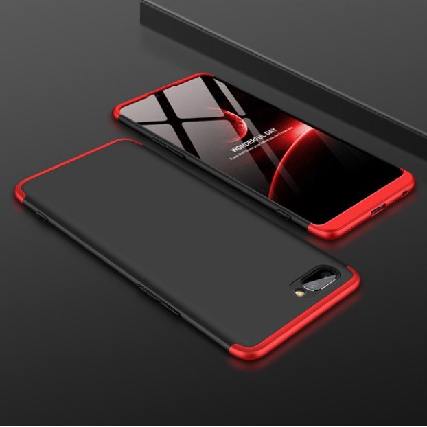 GKK OPPO A3s Armor 360 Shockproof Full Cover Slim Hard Case / casing hp oppo a3s