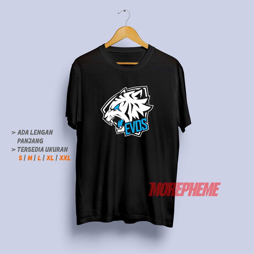 Kaos Baju Evos Esport Logo Game Team  ML Mobile Legends V2 / Kaos Morepheme