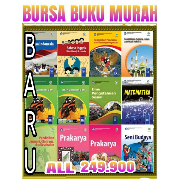 

Paket Lengkap Buku Kelas 3 / IX 9 Smp K13 Edisi Revisi 2018 Kemendikbud