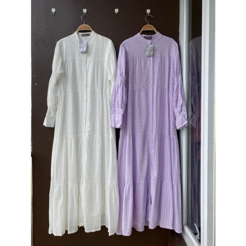 dress gamis vivorie import premium brukat