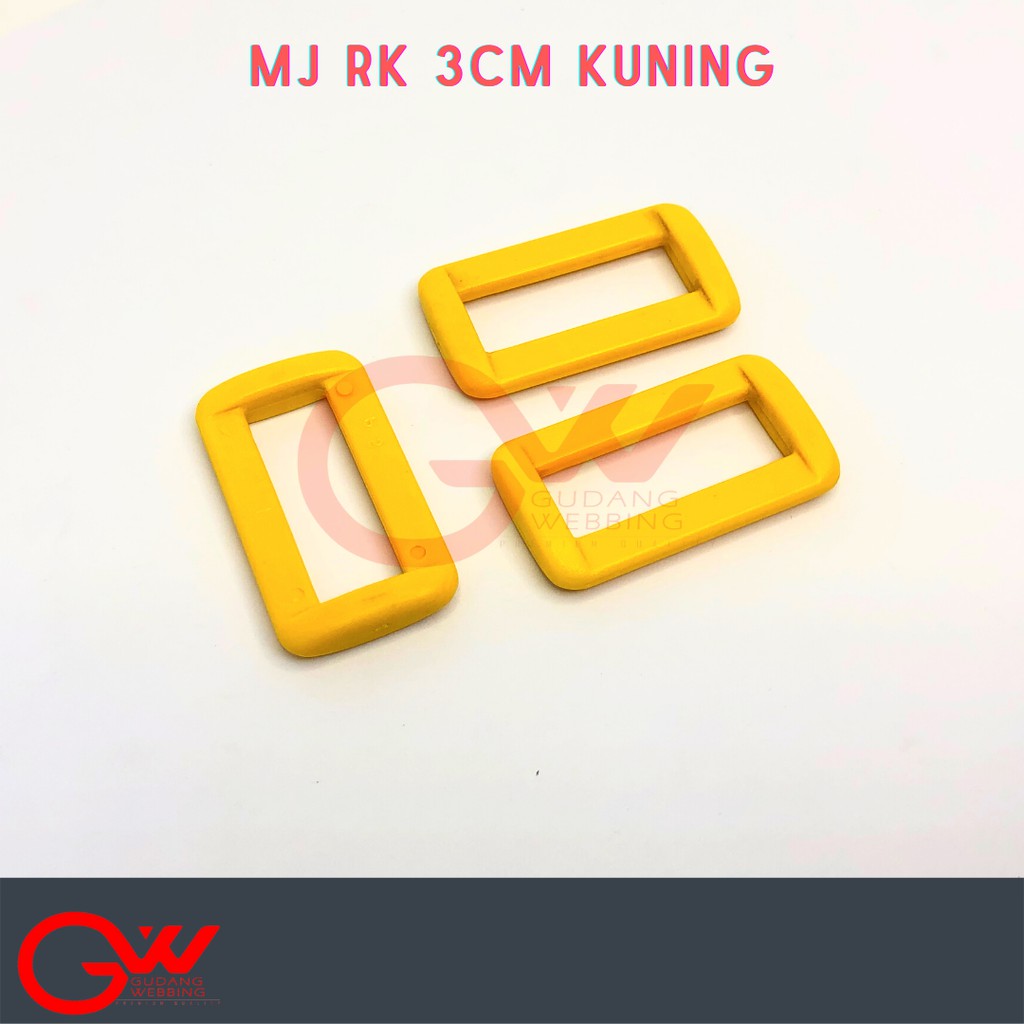 Ring Kotak / Ring Geser / MJ RK 3,0cm Kuning