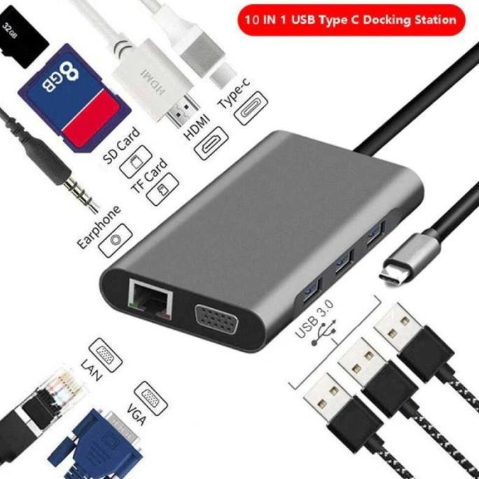 Easyidea Usb Type C Hub 10In1 Hdmi?? 3.0??? Reader Hb3004 Fortunestor