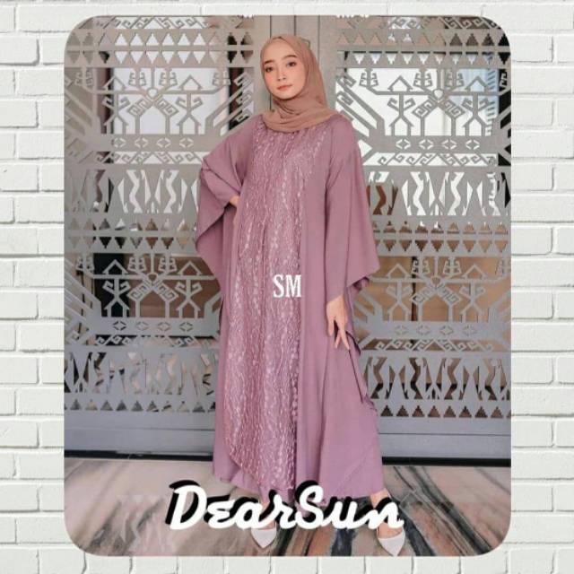 Gamis Lowo Kelelawar Moscrepe Shopee Indonesia