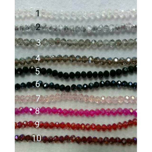 Kristal 6mm per Renteng