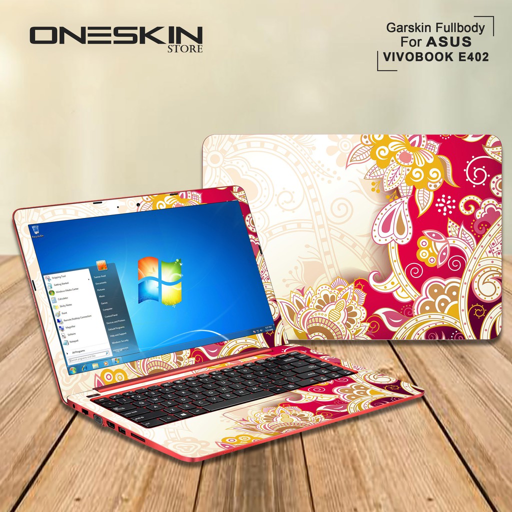 Garskin Laptop Cover Asus Vivobook E402BA-GA001T E402MA-WX0021D Fullbody
