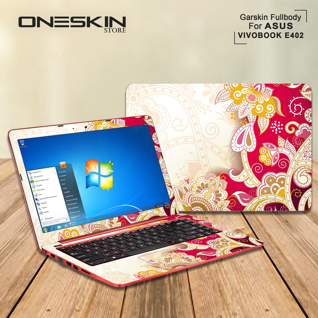 Garskin Laptop Cover Asus Vivobook E402BA-GA001T E402MA-WX0021D Fullbody