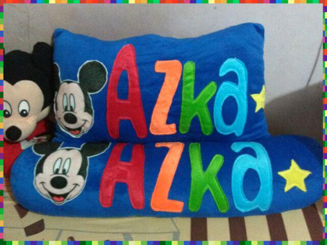 Set Bantal Nama Dan Guling Nama