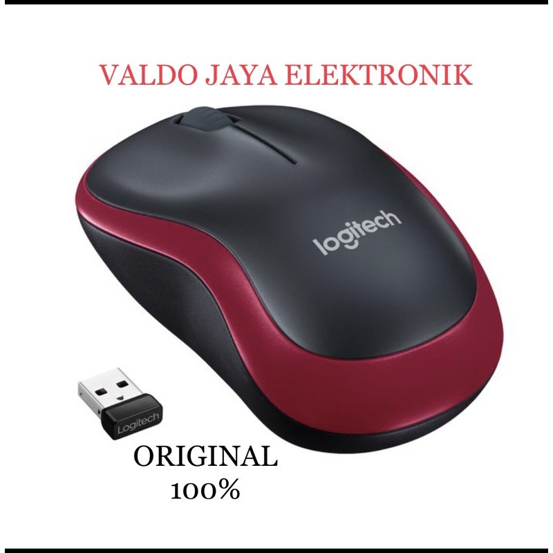 LOGITECH Mouse Wireless LOGITECH M-185 Mouse Tanpa Kabel M185 M 185