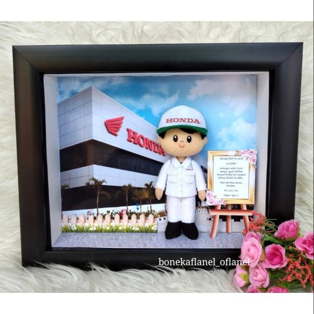 Boneka flanel profesi (by request)